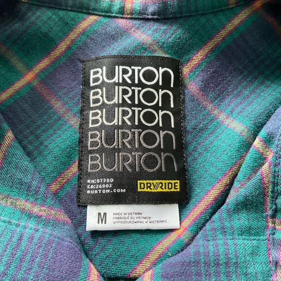 Burton Blitz Dry Ride Flannel Shirt
Snap
Women’s MEDIUM
Green Purple - Picture 7 of 11